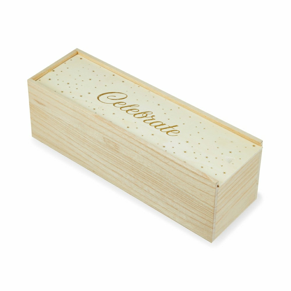 Starlight 1 Bottle Wooden Box | Plow & Hearth