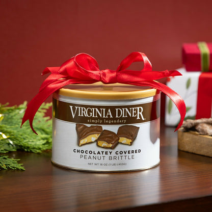 16 oz. Virginia Diner Chocolate Covered Peanut Brittle | Plow & Hearth