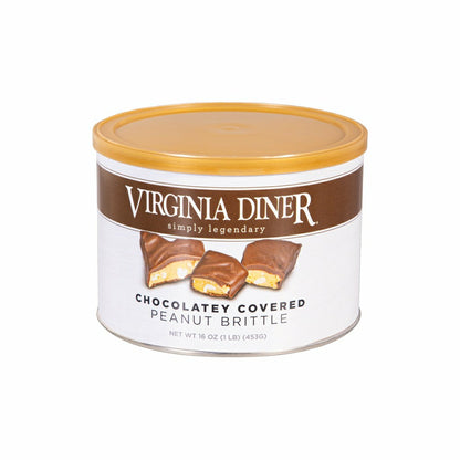 16 oz. Virginia Diner Chocolate Covered Peanut Brittle | Plow & Hearth