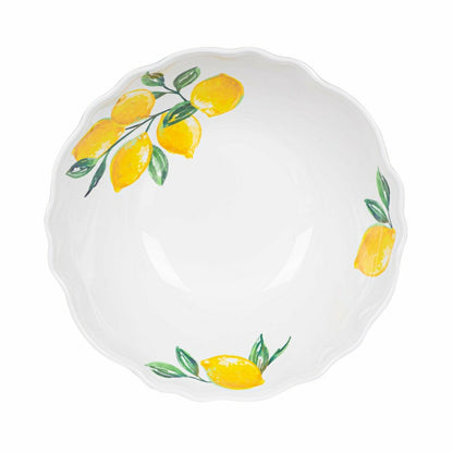 Blue Coastal Bowl Melamine Serving Bowl, 14" | Plow & Hearth