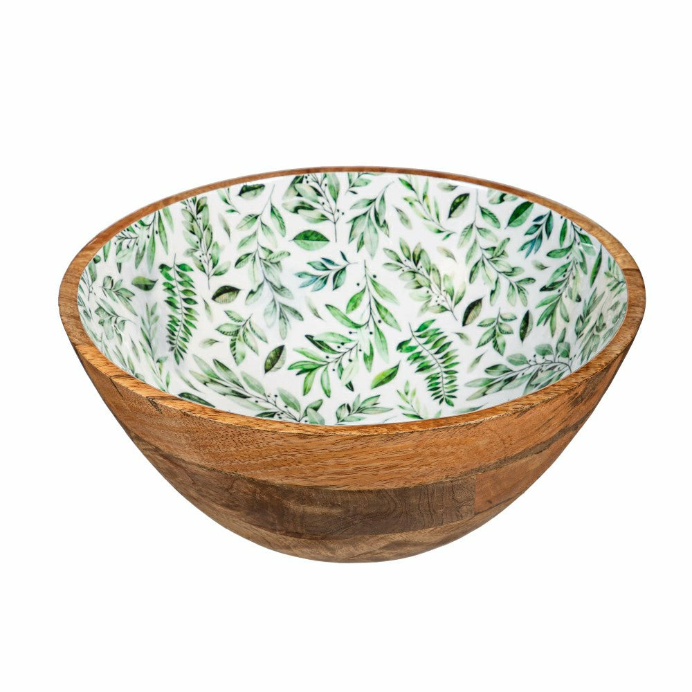 Olive Oasis Wood Bowl Set | Plow & Hearth