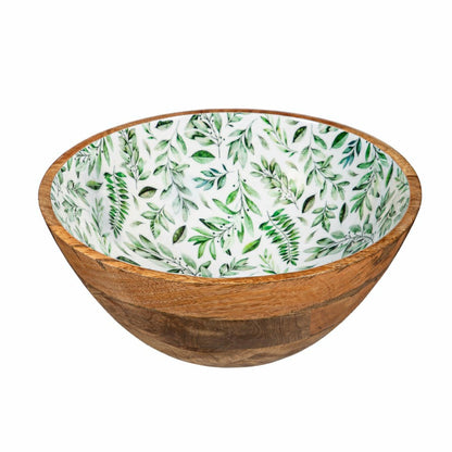 Olive Oasis Wood Bowl Set | Plow & Hearth