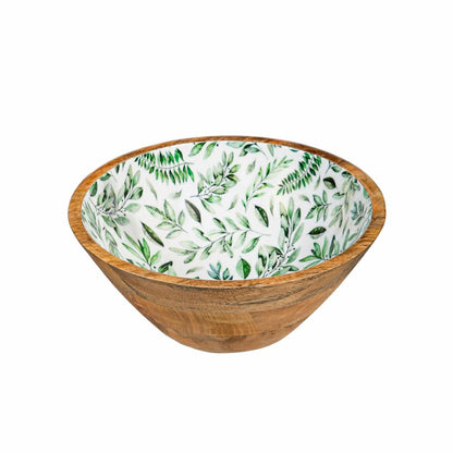 Olive Oasis Wood Bowl Set | Plow & Hearth