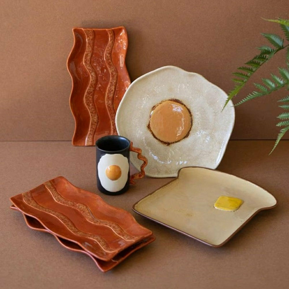 Ceramic Bacon Platter | Plow & Hearth