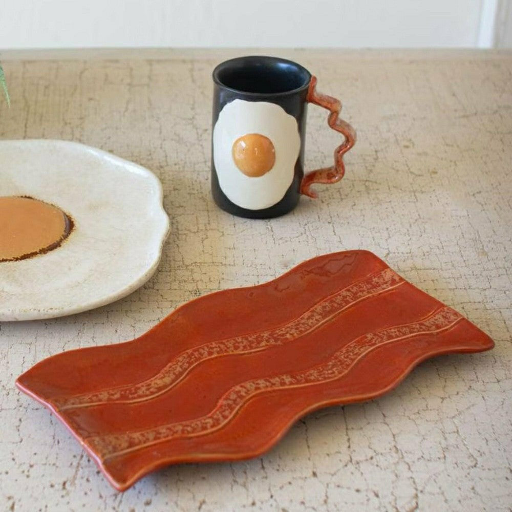 Ceramic Bacon Platter | Plow & Hearth