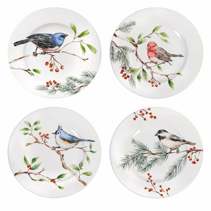 Snowbirds Salad Plate Melamine Bluejay, 8.6" | Plow & Hearth