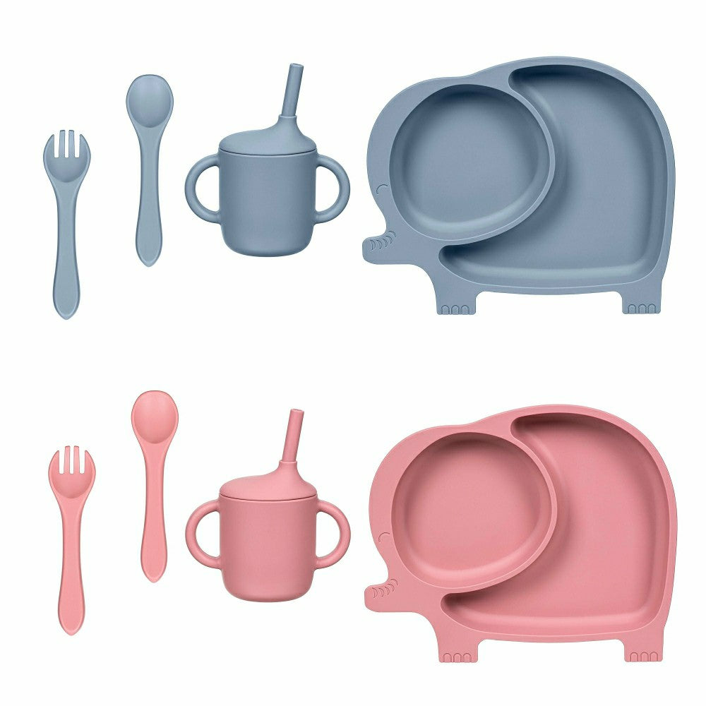 Owl Silicone Baby Feeding Set | Plow & Hearth