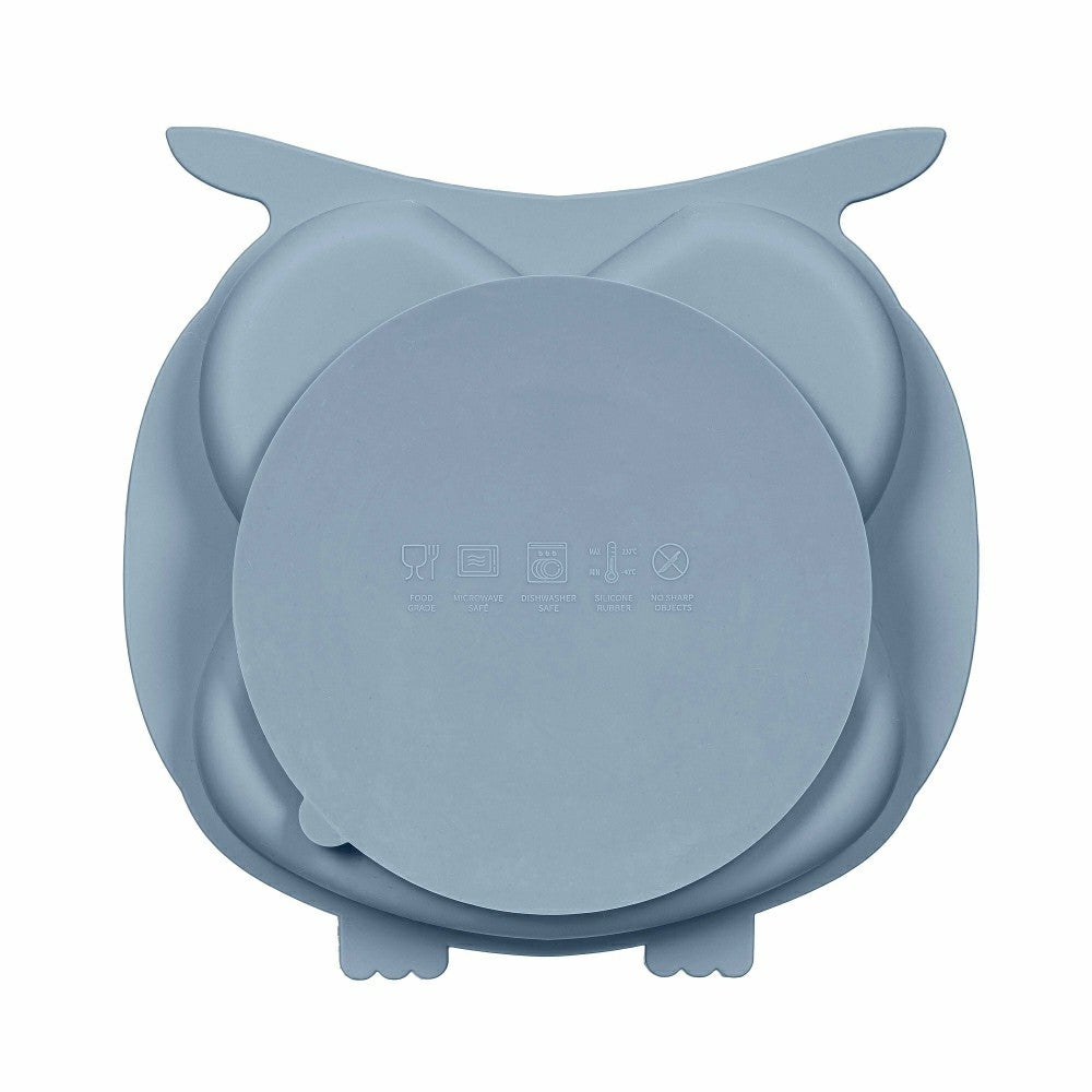Owl Silicone Baby Feeding Set | Plow & Hearth
