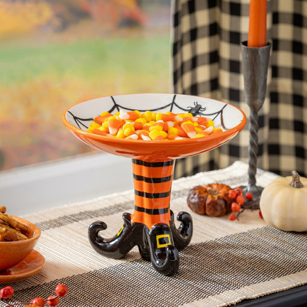 Witch Leg Ceramic Serving Dish, 7.5"L | Plow & Hearth