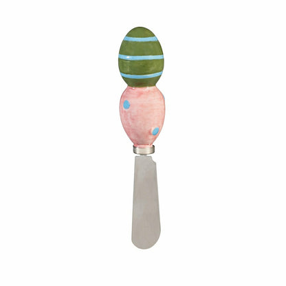Bunny Blooms Serveware Ceramic Easter Egg Bowl and Spreader, Set of 2 | Plow & Hearth