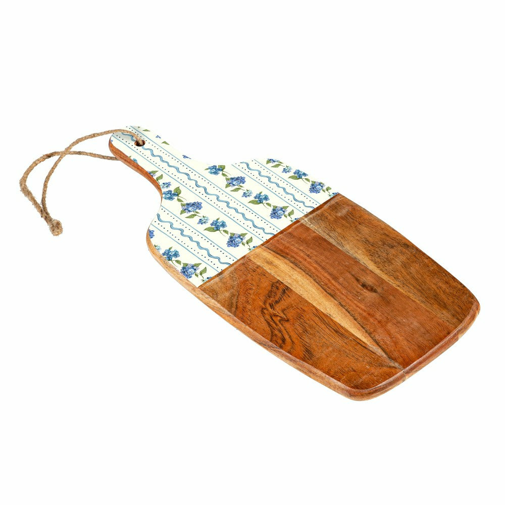 VivaStyle Cutting Board, Rectangular Wood Cutting Board, Hydrangea, 16 | Plow & Hearth