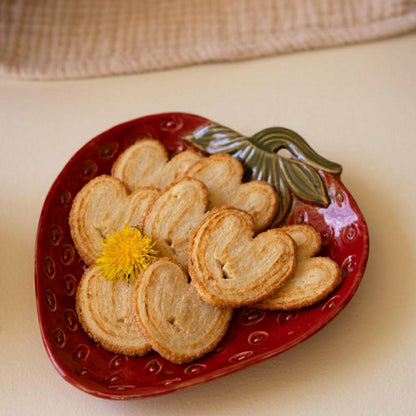 Ceramic Strawberry Platter | Plow & Hearth