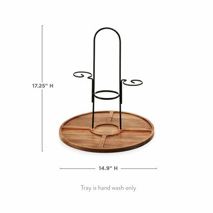 Wine & Cheese Caddy | Plow & Hearth
