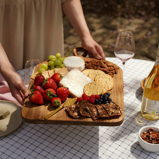 Large Acacia Serving Board | Plow & Hearth