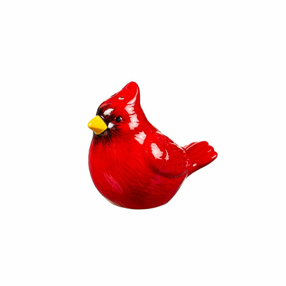 Snowbirds Salt and Pepper Shakers Ceramic Cardinal, Set | Plow & Hearth