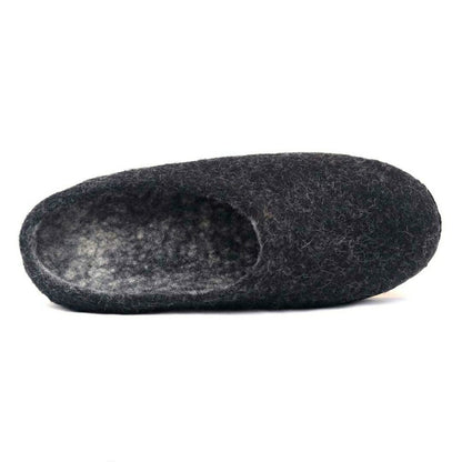 Womens Astoria Noir Wool House Slippers | Plow & Hearth