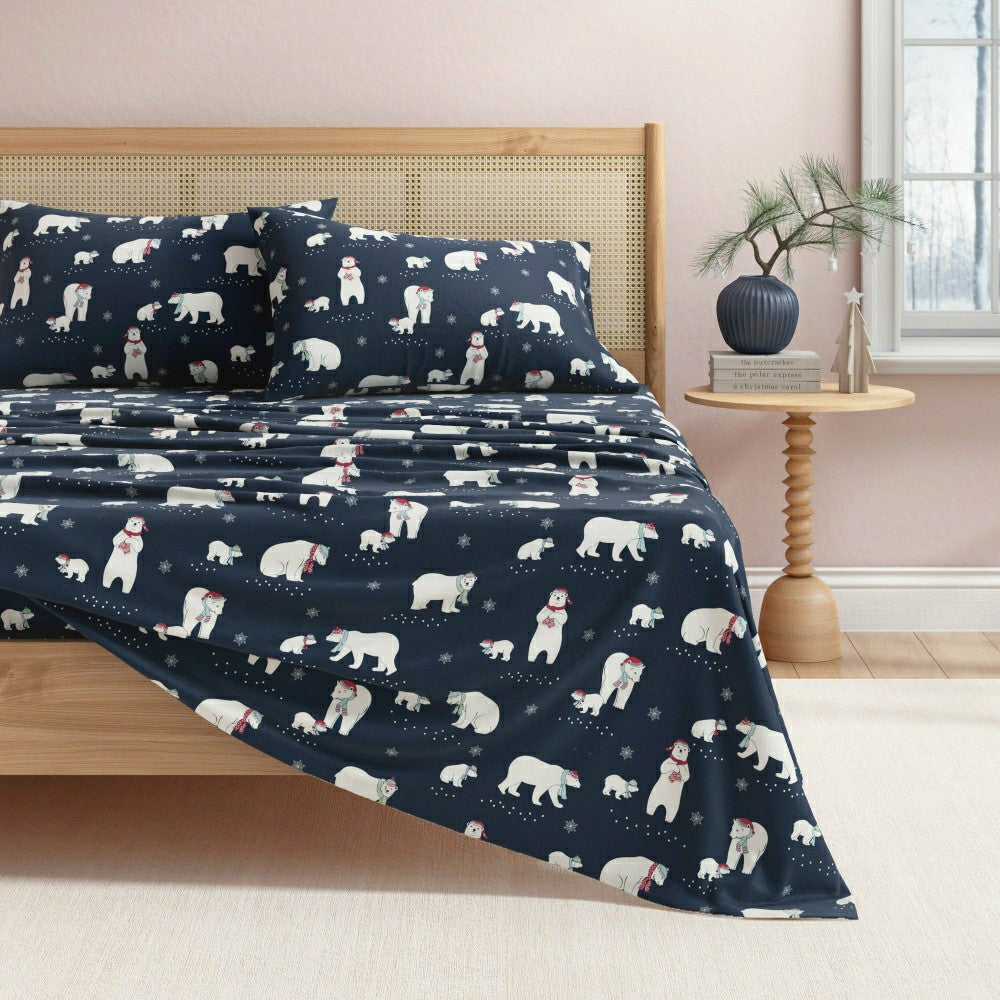 4-Piece Turkish Cotton Flannel Sheet - Whittaker Collection | Plow & Hearth