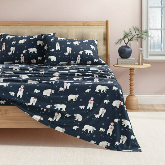 4-Piece Turkish Cotton Flannel Sheet - Whittaker Collection | Plow & Hearth