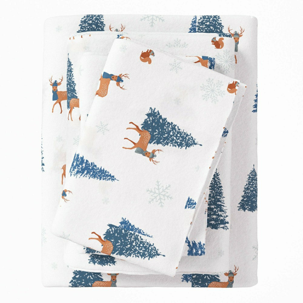 4-Piece Turkish Cotton Flannel Sheet - Whittaker Collection | Plow & Hearth