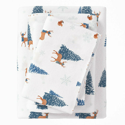 4-Piece Turkish Cotton Flannel Sheet - Whittaker Collection | Plow & Hearth