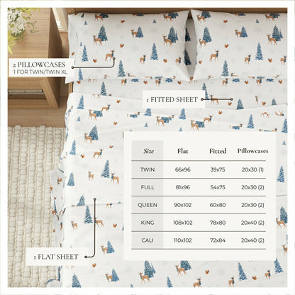 4-Piece Turkish Cotton Flannel Sheet - Whittaker Collection | Plow & Hearth