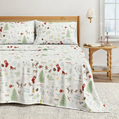 4-Piece Turkish Cotton Flannel Sheet - Whittaker Collection | Plow & Hearth