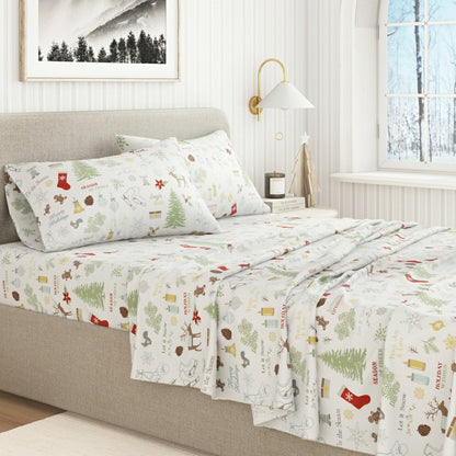 4-Piece Turkish Cotton Flannel Sheet - Whittaker Collection | Plow & Hearth