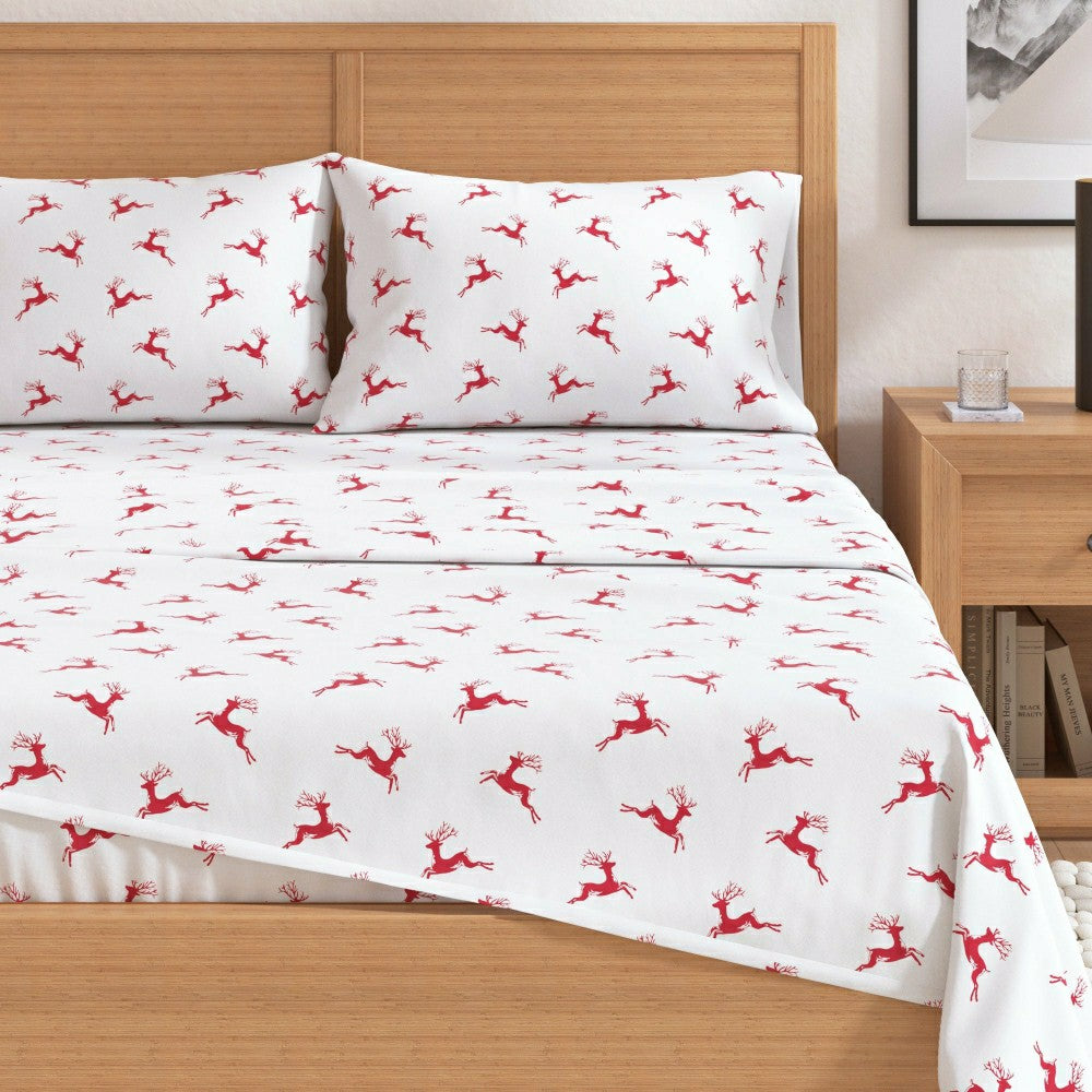 4-Piece Turkish Cotton Flannel Sheet - Whittaker Collection | Plow & Hearth