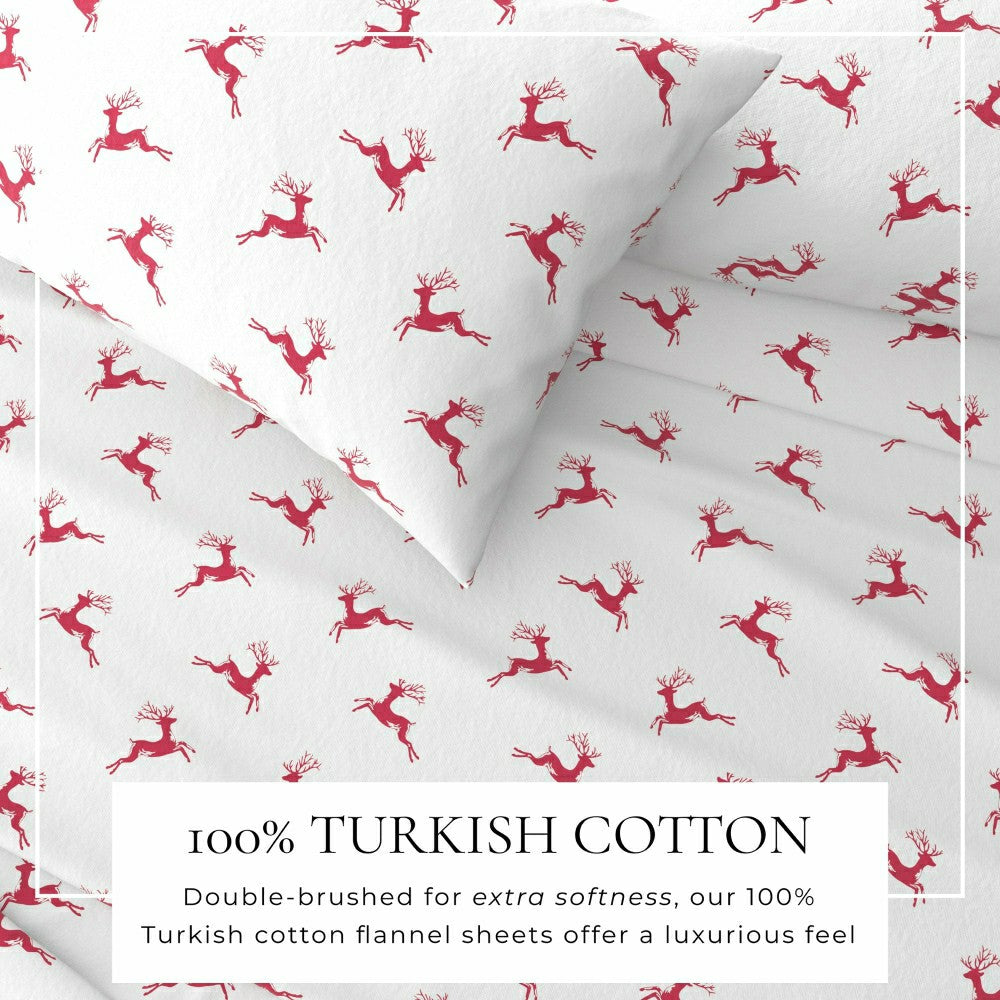 4-Piece Turkish Cotton Flannel Sheet - Whittaker Collection | Plow & Hearth