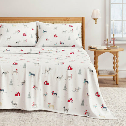 4-Piece Turkish Cotton Flannel Sheet - Whittaker Collection | Plow & Hearth