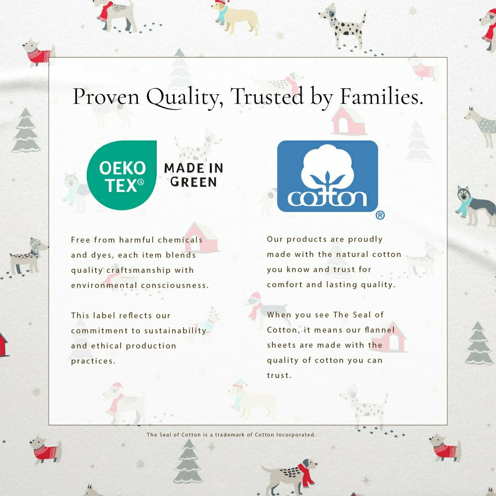 4-Piece Turkish Cotton Flannel Sheet - Whittaker Collection | Plow & Hearth