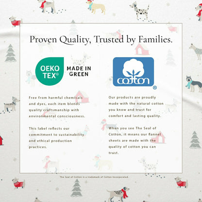 4-Piece Turkish Cotton Flannel Sheet - Whittaker Collection | Plow & Hearth