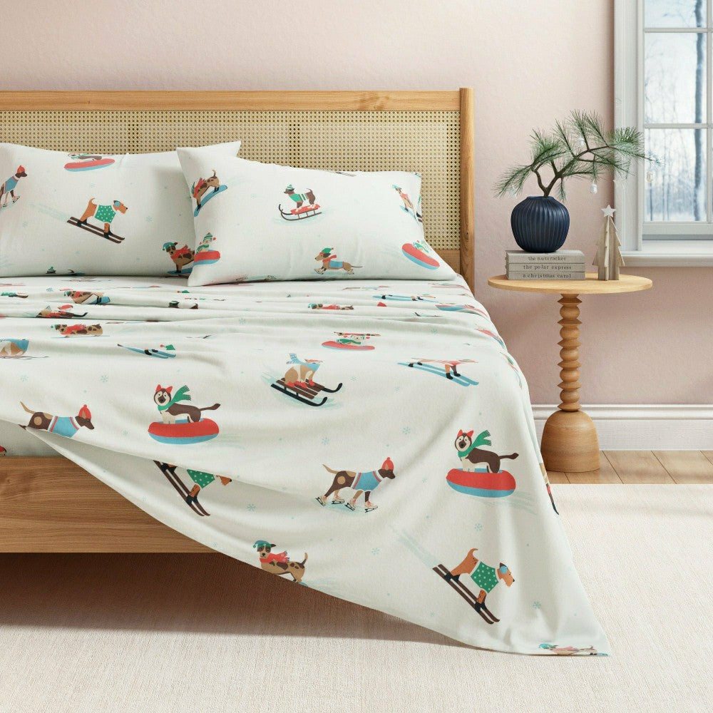 4-Piece Turkish Cotton Flannel Sheet - Whittaker Collection | Plow & Hearth