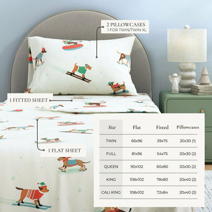 4-Piece Turkish Cotton Flannel Sheet - Whittaker Collection | Plow & Hearth