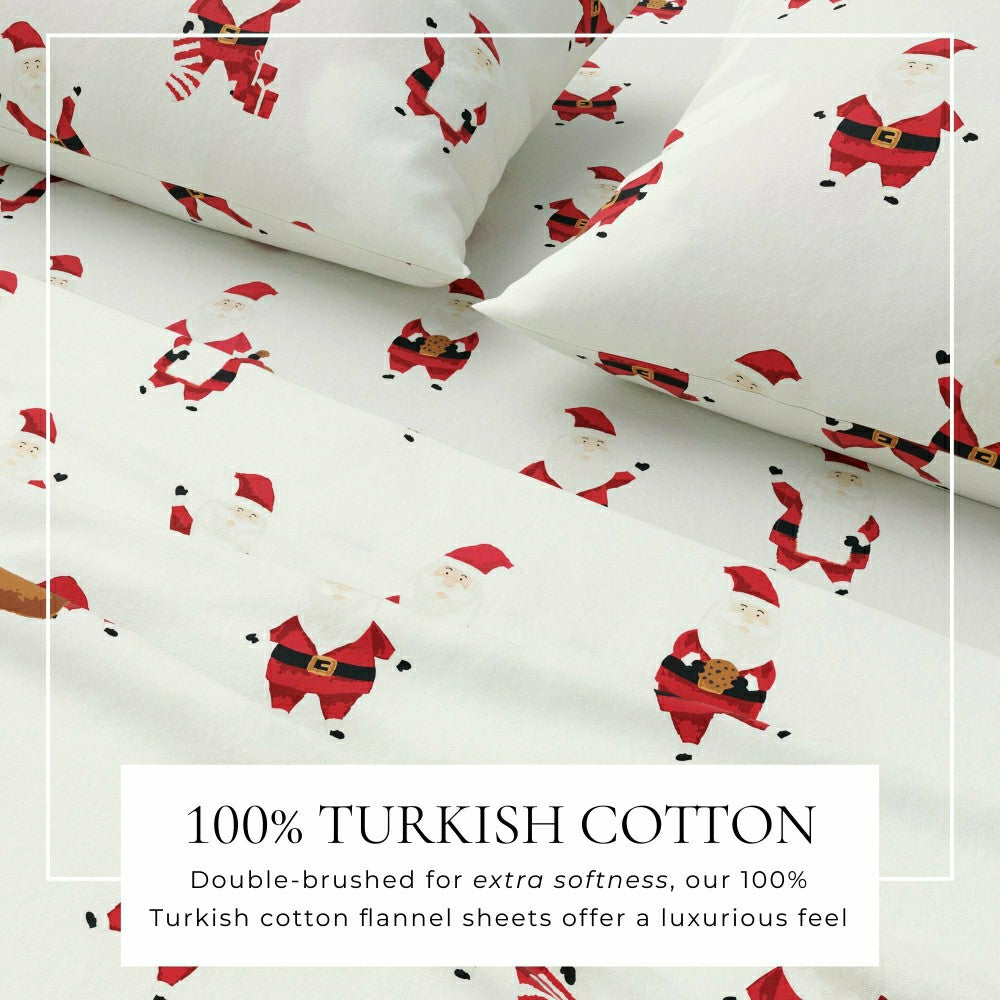 4-Piece Turkish Cotton Flannel Sheet - Whittaker Collection | Plow & Hearth