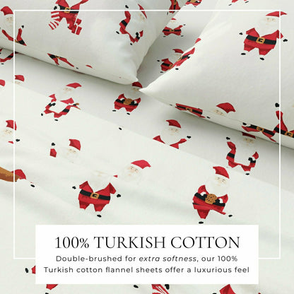 4-Piece Turkish Cotton Flannel Sheet - Whittaker Collection | Plow & Hearth