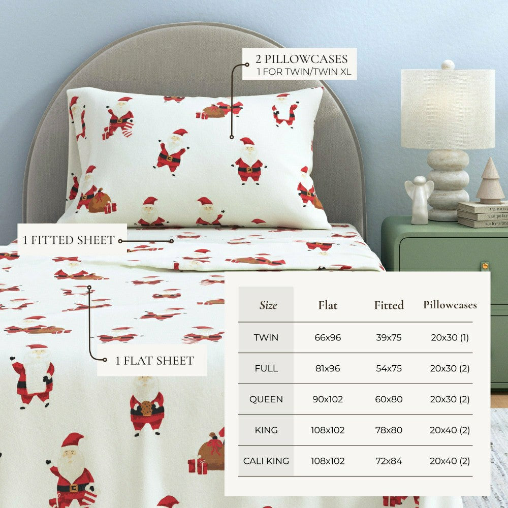 4-Piece Turkish Cotton Flannel Sheet - Whittaker Collection | Plow & Hearth
