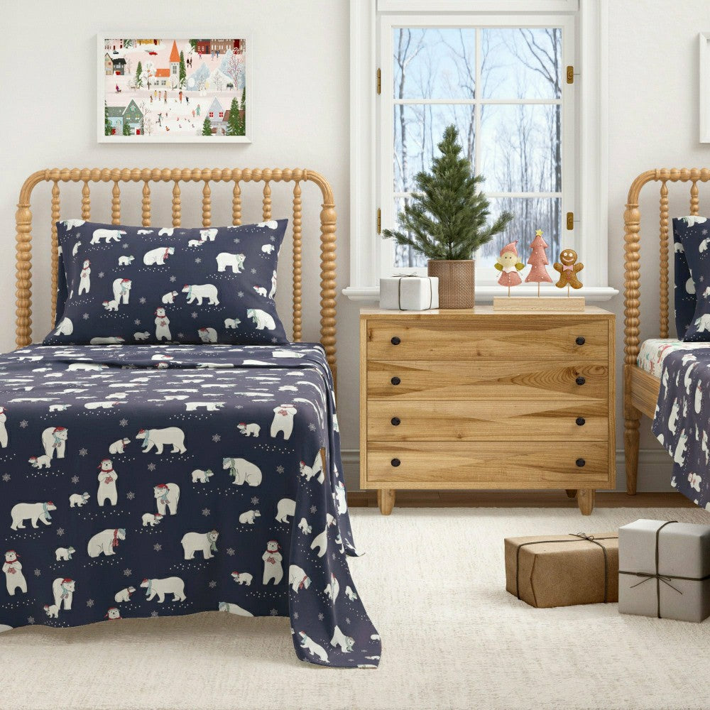 4-Piece Turkish Cotton Flannel Sheet - Whittaker Collection | Plow & Hearth