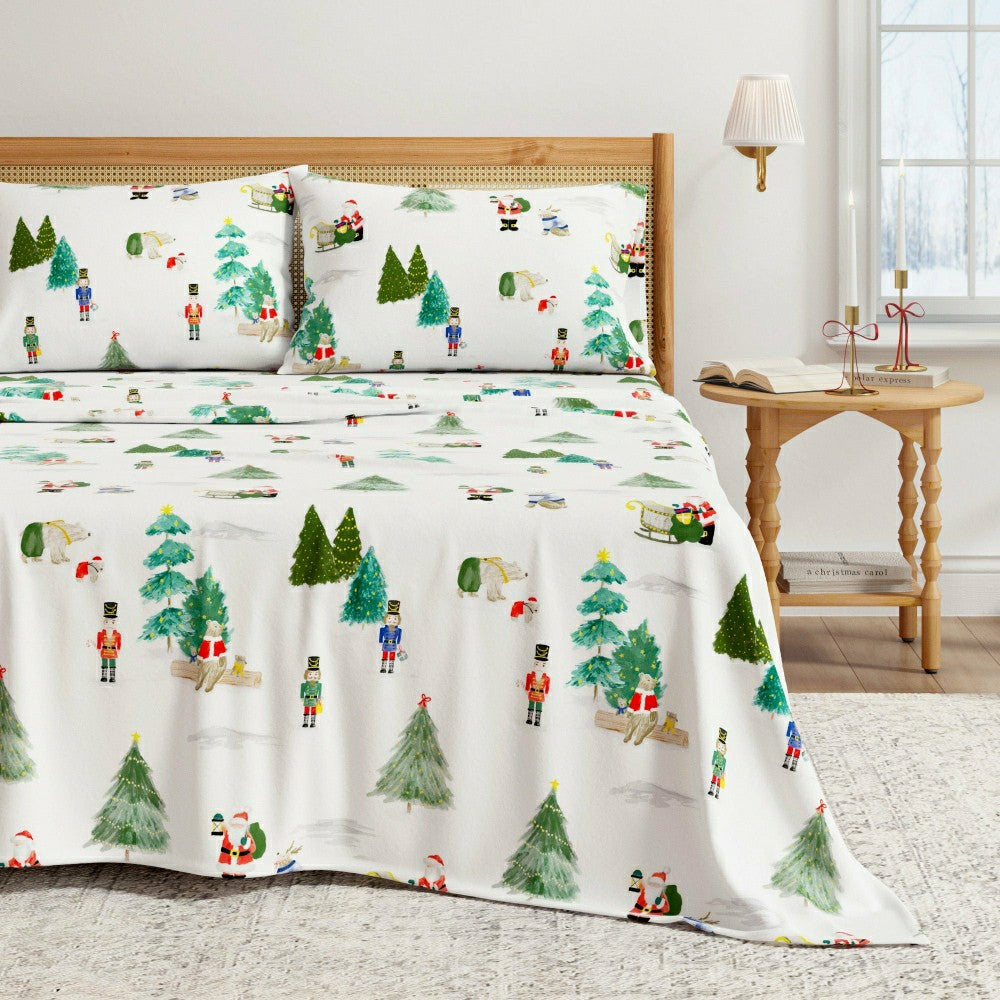 4-Piece Turkish Cotton Flannel Sheet - Whittaker Collection | Plow & Hearth