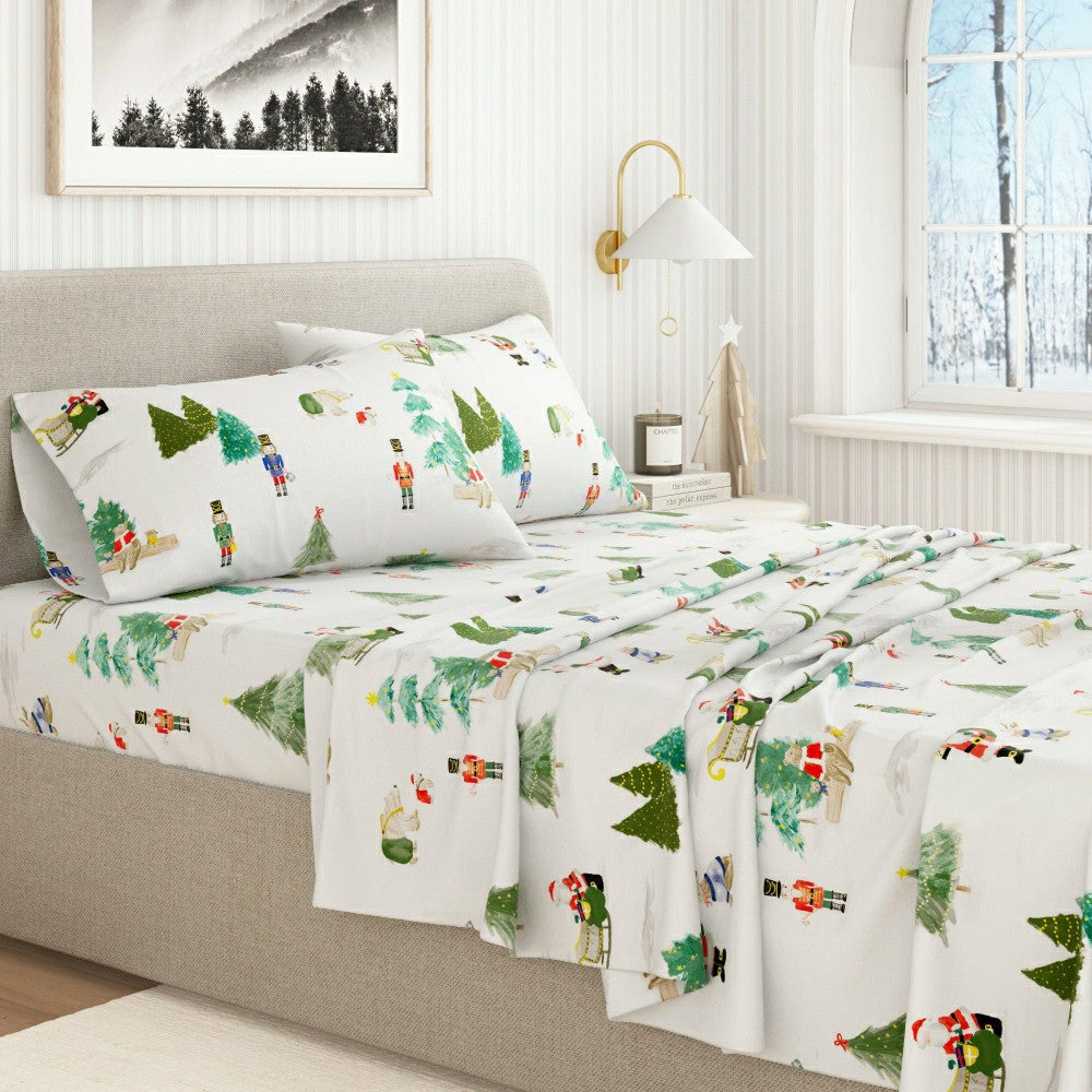 4-Piece Turkish Cotton Flannel Sheet - Whittaker Collection | Plow & Hearth