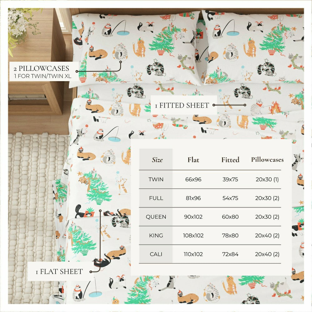 4-Piece Turkish Cotton Flannel Sheet - Whittaker Collection | Plow & Hearth