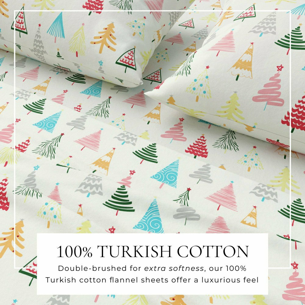 4-Piece Turkish Cotton Flannel Sheet - Whittaker Collection | Plow & Hearth