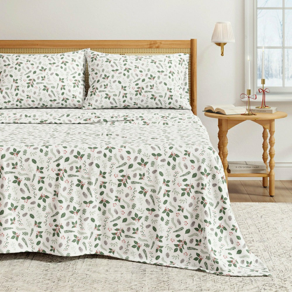 4-Piece Turkish Cotton Flannel Sheet - Whittaker Collection | Plow & Hearth