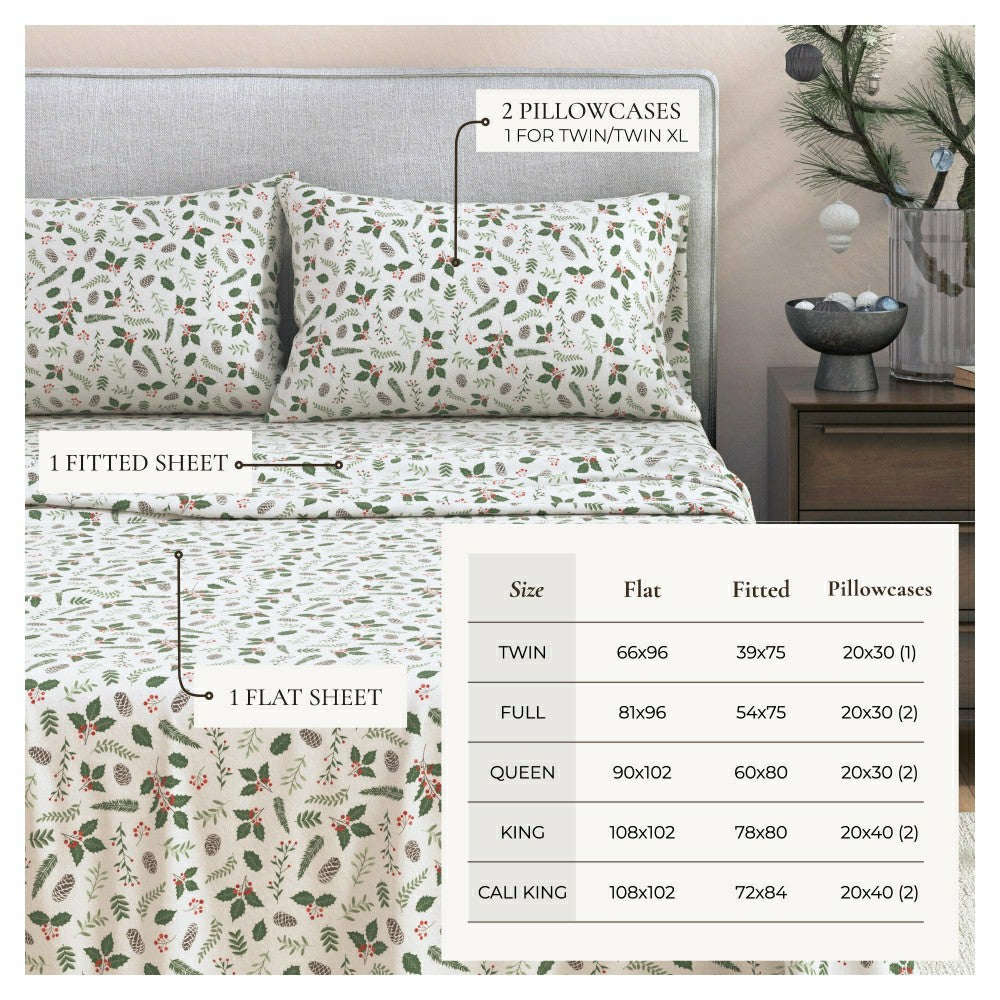 4-Piece Turkish Cotton Flannel Sheet - Whittaker Collection | Plow & Hearth