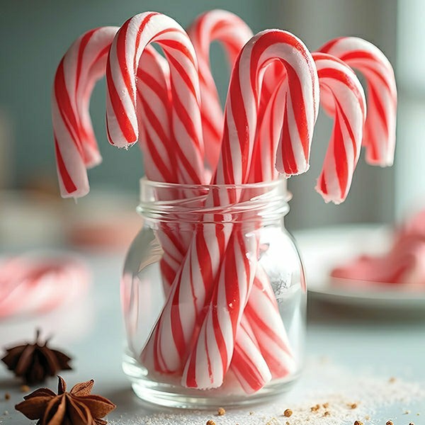 Twisted Peppermint Candle | Plow & Hearth