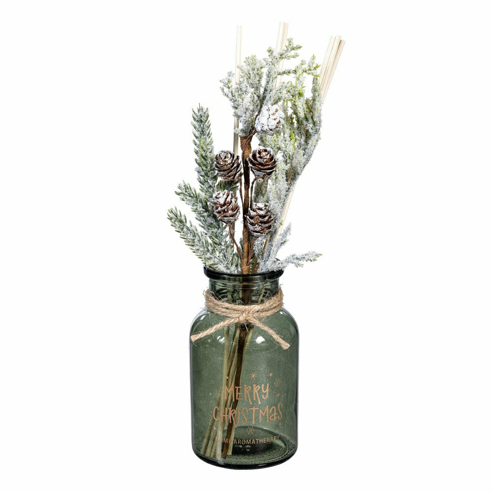 Shades of Emerald Candle and Diffuser, Soy Blend Wax Candle and Diffus | Plow & Hearth