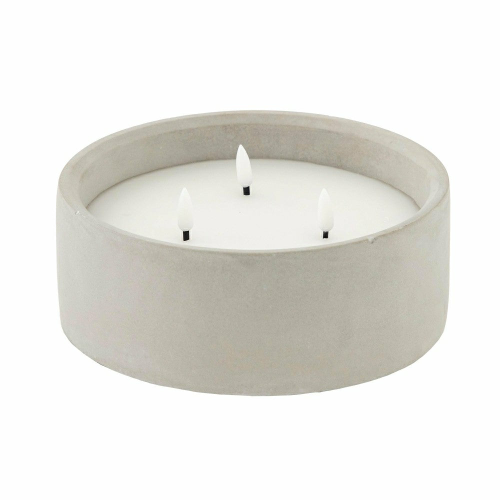 Gray LED Outdoor Candle | Plow & Hearth