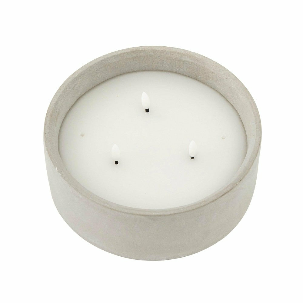 Gray LED Outdoor Candle | Plow & Hearth