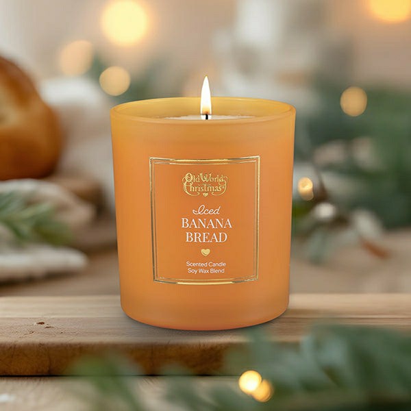 Iced Banana Bread Candle | Plow & Hearth
