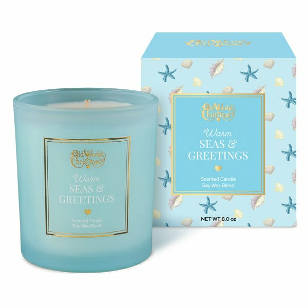 Warm Seas & Greetings Candle | Plow & Hearth